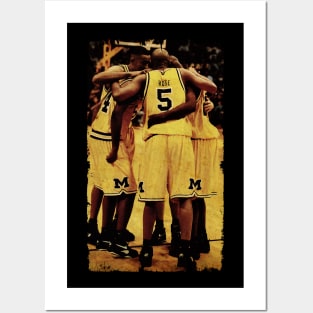 FAB FIVE TEAMS BASKETBALL RETRO Posters and Art